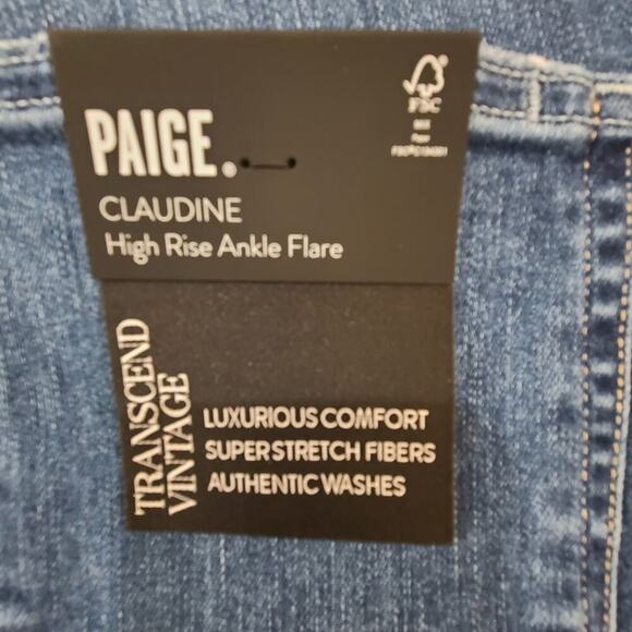 New Paige Claudine High Rise Ankle Flare size 32 - Picture 4 of 4